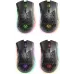 Мышь Defender Warlock GM-709L черный оптическая 2400dpi беспров. USB 7but (52709)
