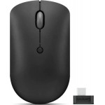 Мышь Lenovo 400 черный оптическая 2400dpi беспров. USB-C 3but (GY51D20865)