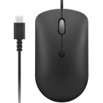 Мышь Lenovo 400 черный оптическая 2400dpi USB-C 3but (GY51D20875)