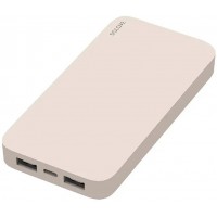 Мобильный аккумулятор Solove 003M 20000mAh QC3.0 18W 3A 2xUSB-A/USB-C персиковый (003M BEIGE RUS)