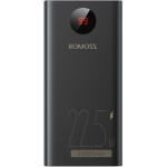 Мобильный аккумулятор Romoss PEA40PF 40000mAh QC3.0 22.5W 5A 2xUSB-A/USB-C черный (6973693499151)