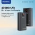 Мобильный аккумулятор Romoss PEA40PF 40000mAh QC3.0 22.5W 5A 2xUSB-A/USB-C черный (6973693499151)