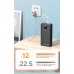 Мобильный аккумулятор Romoss PEA40PF 40000mAh QC3.0 22.5W 5A 2xUSB-A/USB-C черный (6973693499151)