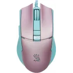 Мышь A4Tech Bloody L65 Max розовый/голубой оптическая 12000dpi USB 6but (L65 MAX/SKY PINK)