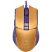 Мышь A4Tech Bloody L65 Max желтый/фиолетовый оптическая 12000dpi USB 6but (L65 MAX/ROYAL VIOLET)