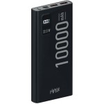 Мобильный аккумулятор Hiper EP 10000mAh QC/PD 22.5W 5A 2xUSB-A/USB-C черный (EP 10000 BLACK)