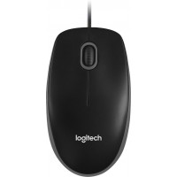 Мышь Logitech B100 черный оптическая 1000dpi USB 2but (910-006605)