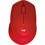 Мышь Logitech M330 Silent Plus красный оптическая 1000dpi silent беспров. USB 2but (910-004911)