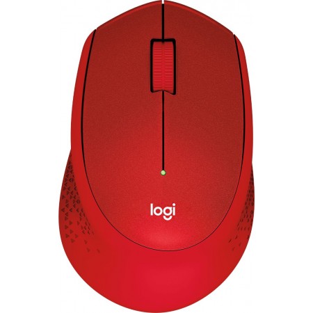 Мышь Logitech M330 Silent Plus красный оптическая 1000dpi silent беспров. USB 2but (910-004911)