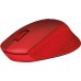 Мышь Logitech M330 Silent Plus красный оптическая 1000dpi silent беспров. USB 2but (910-004911)