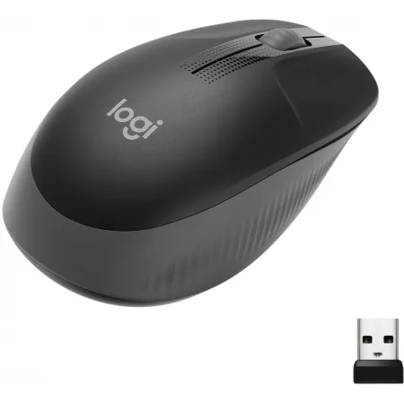 Мышь Logitech M190 черный/темно-серый оптическая 1000dpi беспров. USB для ноутбука 2but (910-005905/910-005902)