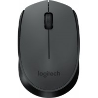 Мышь Logitech M170 серый/черный оптическая 1000dpi беспров. USB 2but (910-004658)
