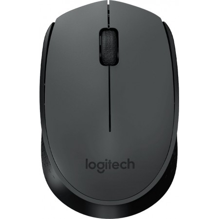 Мышь Logitech M170 серый/черный оптическая 1000dpi беспров. USB для ноутбука 2but (910-004642)