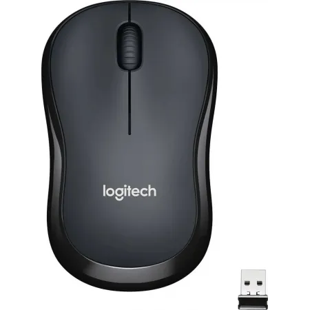 Мышь Logitech Silent M221 черный оптическая 1000dpi silent беспров. USB 2but (910-006510/910-004882)