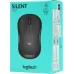 Мышь Logitech Silent M221 черный оптическая 1000dpi silent беспров. USB 2but (910-006510/910-004882)