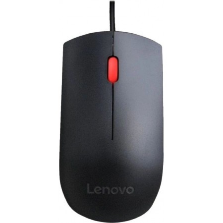 Мышь Lenovo Essential черный оптическая 1600dpi USB 2but (4Y50R20863)