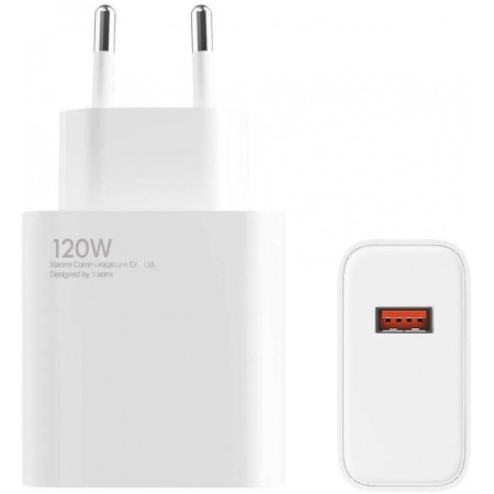 Сетевое зар./устр. Xiaomi 120W Charging Combo (Type-A) EU 6A (PD) USB универсальное белый (BHR6034EU)