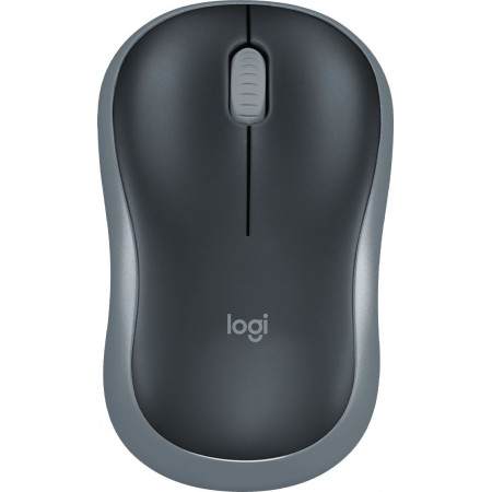 Мышь Logitech M185 черный/серый оптическая 1000dpi беспров. USB1.1 для ноутбука 2but (910-002235)