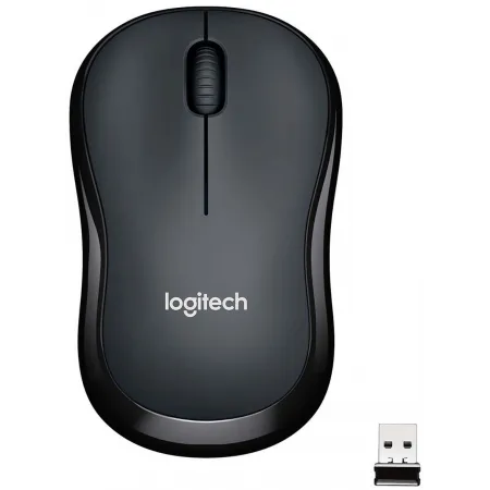 Мышь Logitech Silent M220 темно-серый/черный оптическая 1000dpi silent беспров. USB для ноутбука 2but (910-004878)