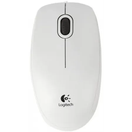 Мышь Logitech B100 белый оптическая (1000dpi) USB (2but)