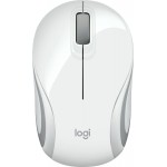 Мышь Logitech Mini M187 белый/серый оптическая 1000dpi беспров. USB для ноутбука 2but (910-002735)