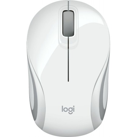 Мышь Logitech Mini M187 белый/серый оптическая 1000dpi беспров. USB для ноутбука 2but (910-002735)