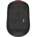 Мышь Logitech M171 красный/черный оптическая 1000dpi беспров. USB для ноутбука 2but (910-004641)