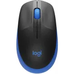 Мышь Logitech M191 черный/синий оптическая 1000dpi беспров. USB 2but (910-005909)