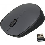 Мышь Logitech M170 серый/черный оптическая 1000dpi беспров. USB для ноутбука 2but (910-004646)