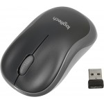 Мышь Logitech M185 черный/серый оптическая 1000dpi беспров. USB1.1 для ноутбука 2but (910-002252)