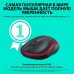 Мышь Logitech M185 черный/красный оптическая 1000dpi беспров. USB1.1 для ноутбука 2but (910-002633)