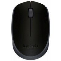 Мышь Logitech M171 черный/серый оптическая 1000dpi беспров. USB для ноутбука 2but (910-004643)