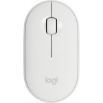 Мышь Logitech Pebble M350 белый оптическая 1000dpi беспров. BT/Radio USB 2but (910-005541)