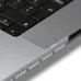 Чехол для ноутбука 16" Satechi Eco Hardshell прозрачный пластик (ST-MBP16CL)