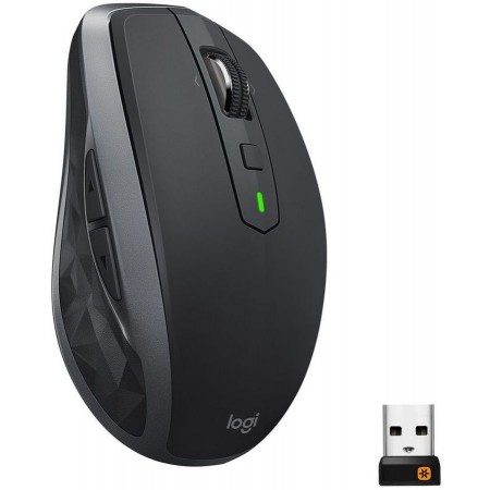 Мышь Logitech MX Anywhere 2S графитовый оптическая 4000dpi беспров. BT/Radio USB 7but (910-006211)