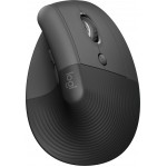 Мышь Logitech Lift графитовый оптическая 4000dpi беспров. USB 5but (910-006473)