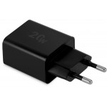 Сетевое зар./устр. Digma DGW2D 20W 3A+1A (PD+QC) USB-C/USB-A универсальное черный (DGW2D0F110BK)