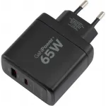 Сетевое зар./устр. Digma Pro DPW6A 65W 3.25A+3A (PD+QC) USB-C/USB-A универсальное черный (DPW6A5GX11BK)