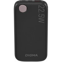 Мобильный аккумулятор Digma DGPF10B 10000mAh QC3.0/PD3.0 22.5W 3A USB-A/USB-C черный (DGPF10B22PBK)