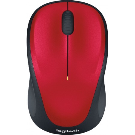 Мышь Logitech M235 красный/черный оптическая 1000dpi беспров. USB для ноутбука 2but (910-002496)