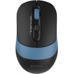 Мышь A4Tech Fstyler FB10CS черный/синий оптическая 2000dpi silent беспров. BT/Radio USB 4but (FB10CS USB ASH BLUE)