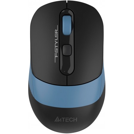 Мышь A4Tech Fstyler FB10CS черный/синий оптическая 2000dpi silent беспров. BT/Radio USB 4but (FB10CS USB ASH BLUE)