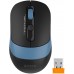 Мышь A4Tech Fstyler FB10CS черный/синий оптическая 2000dpi silent беспров. BT/Radio USB 4but (FB10CS USB ASH BLUE)