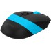 Мышь A4Tech Fstyler FM10S черный/синий оптическая 1600dpi silent USB 3but (FM10S USB BLUE)