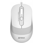 Мышь A4Tech Fstyler FM10S белый/серый оптическая 1600dpi silent USB 3but (FM10S USB WHITE)