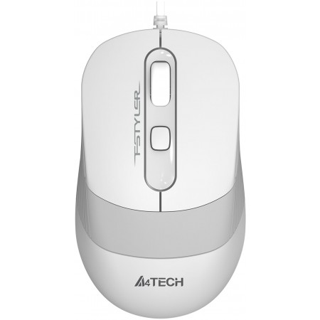 Мышь A4Tech Fstyler FM10S белый/серый оптическая 1600dpi silent USB 3but (FM10S USB WHITE)