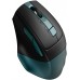 Мышь A4Tech Fstyler FB35CS темно-зеленый/черный оптическая 2000dpi silent беспров. BT/Radio USB 5but (FB35CS USB MIDNIGHT GREEN)