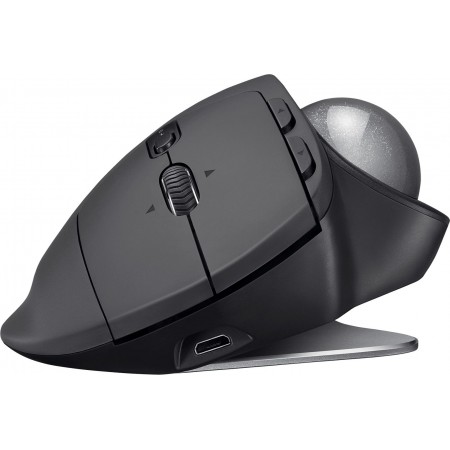 Трекбол Logitech Trackball MX Ergo графитовый оптическая 2048dpi беспров. BT/Radio USB 6but (910-005182)