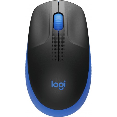 Мышь Logitech M190 черный/синий оптическая 1000dpi беспров. USB 2but (910-005907)