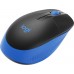 Мышь Logitech M190 черный/синий оптическая 1000dpi беспров. USB 2but (910-005907)